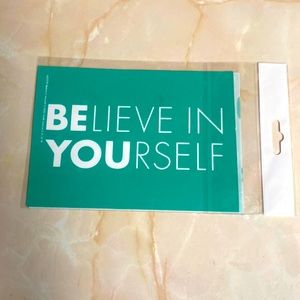 Believe in yourself Chalk Couture Transfer 5 x 7" Size A NEW